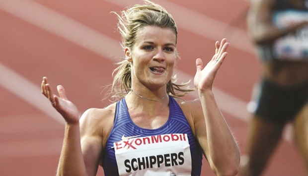 Dutchwoman Dafne Schippers won the 200m in 21.93 seconds at the Diamond League meeting in Oslo on Thursday. (AFP)