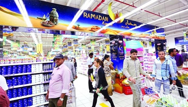 Various Ramadan-related promos and discounts are offered at many hypermarkets across Qatar. PICTURES: Ram Chand.