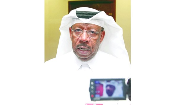 Asian Athletics Association (AAA) and Qatar Athletics Federation (QAF) president Dahlan al-Hamad.