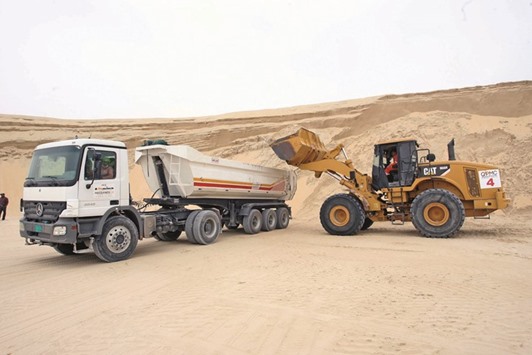 QPMC holds u201crich reservesu201d in Qatar that can meet the current market requirements for dune sand, as well as all the other primary materials such as gabbro and washed sand.