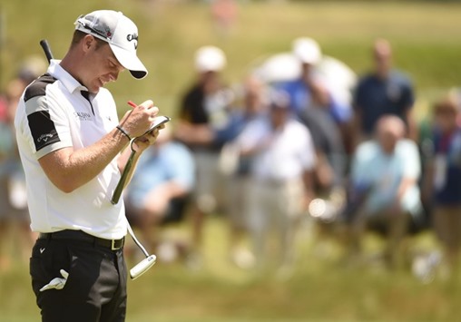 Danny Willett on the eighth hole during the practice rounds of the 2016 US Open at Oakmont. PICTURE: USA TODAY Sports