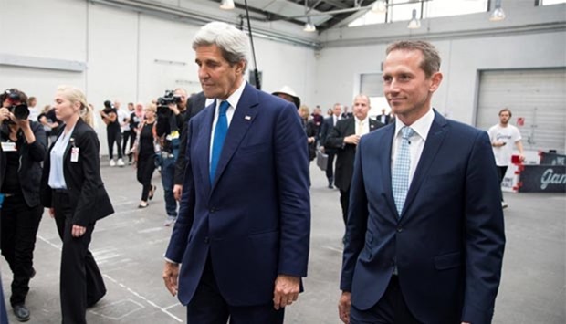 Secretary of State John Kerry, seen with Danish Foreign Minister Kristian Jensen in Copenhagen on Friday, said the memo was an ,important statement,.