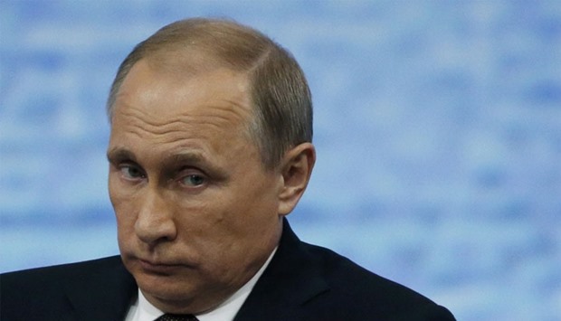 Russian President Vladimir Putin attends a session of the St. Petersburg International Economic Forum 2016 (SPIEF 2016) in St. Petersburg, Russia.