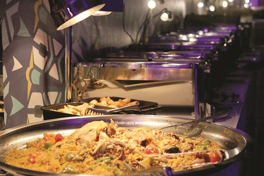 ON THE PLATE: The Iftar and Suhoor menu comprises both Oriental and Western dishes besides live fast food and cooking stations.