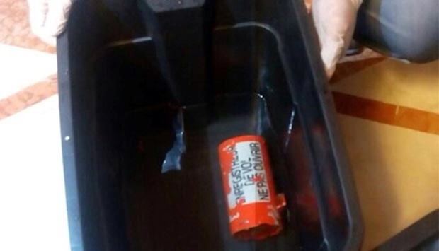 A flight recorder retrieved from the crashed EgyptAir flight MS804 is pictured