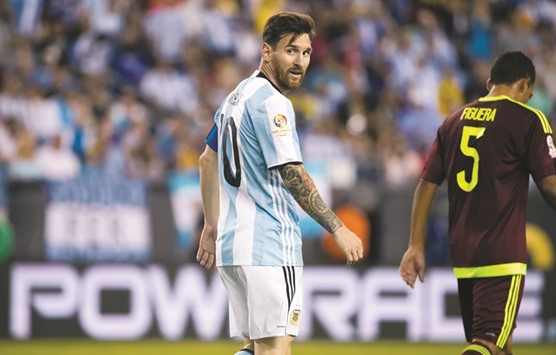 Argentina captain Lionel Messi