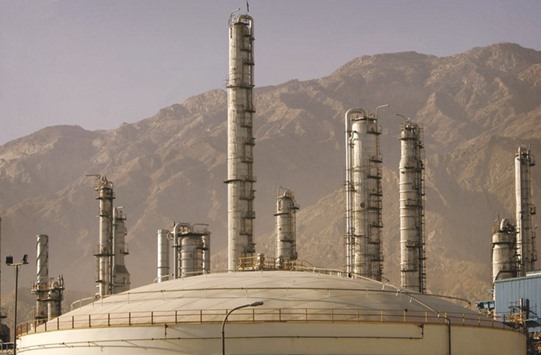 A view of a petrochemical complex in Assaluyeh seaport (file). Iran plans to increase its refining capacity for crude and condensate by more than 70% within the next four years as it works to improve the quality of fuel sold on the domestic market and wean itself off imported gasoline.