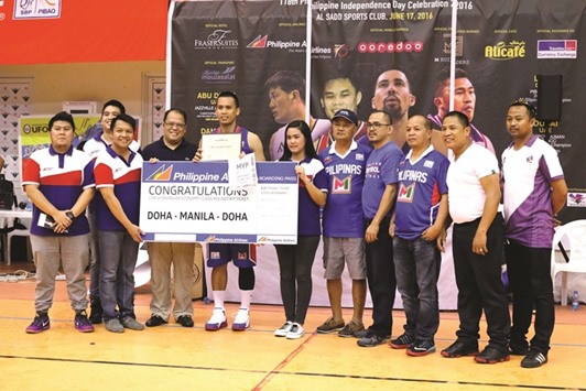 Ronnie Cajayon was adjudged the most valuable player of the tournament.