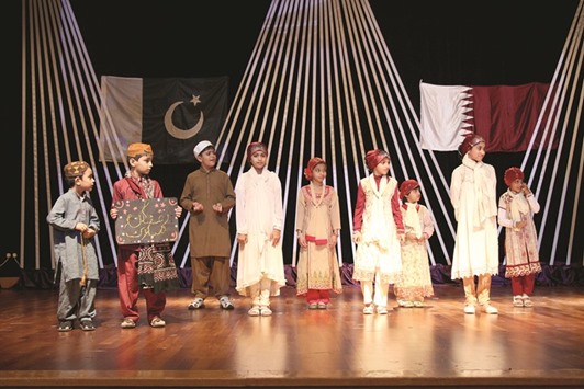 SPECTACULAR:  Youngsters presented graceful performances on the theme of Ramadan.