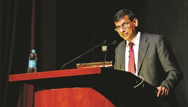 Reserve Bank of India governor Raghuram Rajan delivering a lecture at Tata Institute of Fundamental Research  in Mumbai yesterday. There were genuine policy differences between the RBI and Prime Minister Narendra Modiu2019s government, and tensions flared when officials perceived public comments by Rajan as being outside his domain.