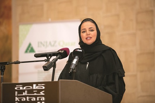 Sheikha Hanadi during the launch of the programme.