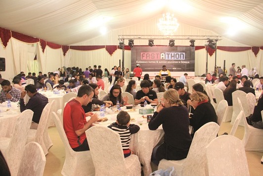 MULTI-CULTURAL: People from multiple countries, more than 20 according to the organisers, took part in the Fast-a-Thon.