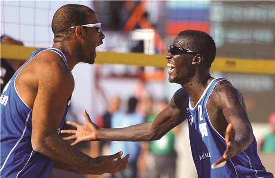 Jefferson Pereira  (left)  and Cherif Younousse