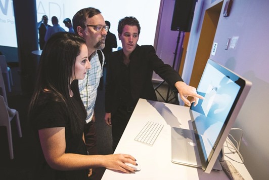 Attendees are guided through Israelu2019s Wix.com Ltd ADI (artificial design intelligence) product demonstration in New York on June 7. While Israelu2019s tech sector grew faster than gross domestic product nearly every year between 1998 to 2009, in the five years following it surpassed national growth only once, in 2012. The Finance Ministry acknowledged in a February report there was a stagnation of the industry that fuelled Israelu2019s economy for the past two decades.