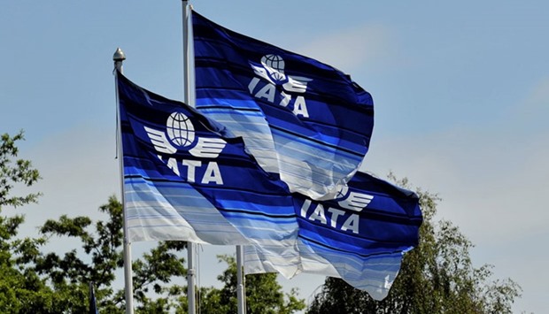 Flags are seen at the 2016 International Air Transport Association (IATA) Annual General Meeting (AGM) and World Air Transport Summit in Dublin, Ireland