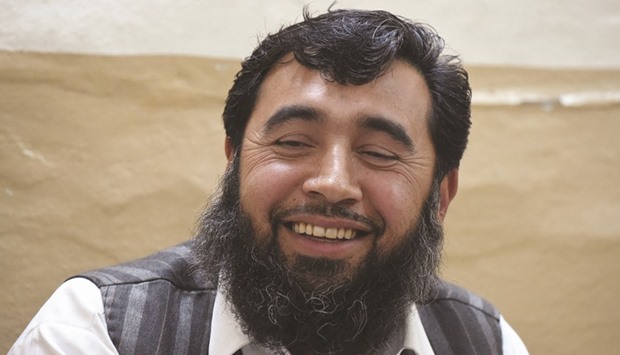 Sardar Haji Jan Mohammad Khilji during an interview at his residence in Quetta.