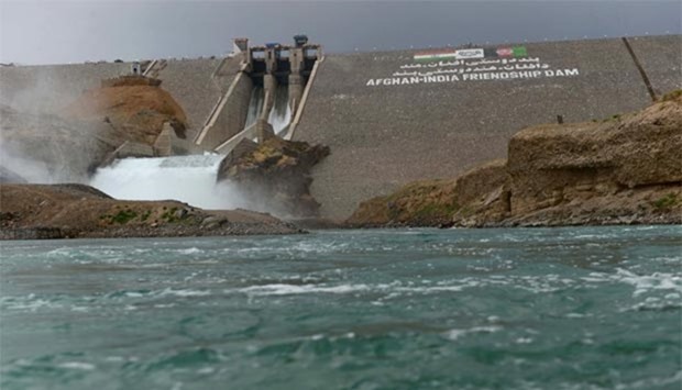 The Salma Hydroelectric Dam is seen at Chishti Sharif in Afghanistan's Herat province