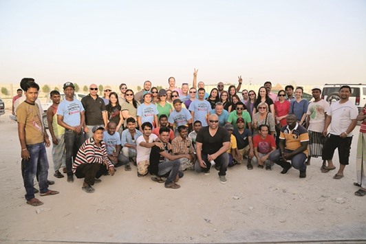 FOR A CAUSE: InterNations volunteers, led by Mark Thomson, delivered the donated goods to the camp.