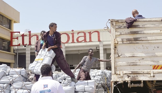 The intense flooding in May in Ethiopia left 150,000 people in immediate need. Seen here are the relief goods supplied by UKAid, Britain being the second largest bilateral humanitarian donor in Ethiopia.       Photo by DFID/Flickr