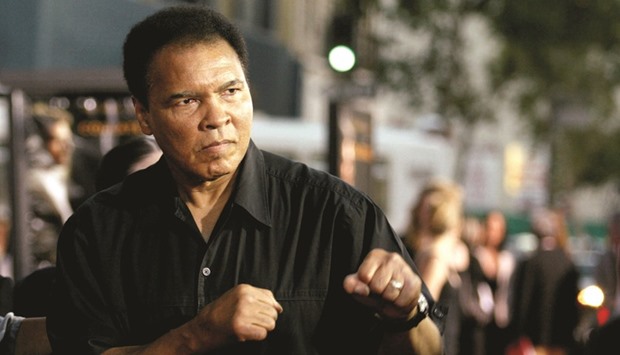 Muhammad Ali: the dazzling fighter.