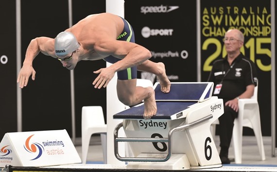 File photo of Australian swimmer James Magnussen.