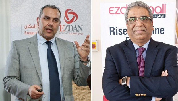 Dr Mousa al-Awwad, COO, Ezdan Holding Group and Malik Awan, general manager, Ezdan Mall.