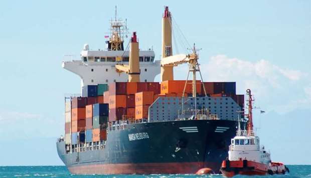 Container ship Hansa Neuburg has arrived at Hamad Port today.