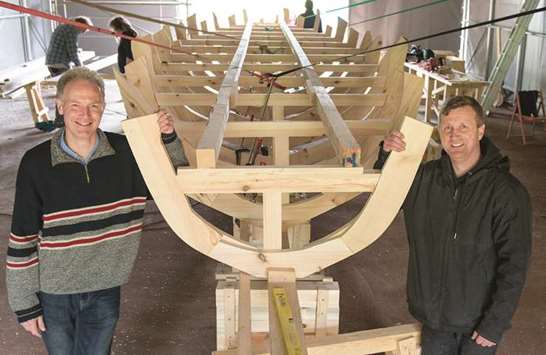 Researchers in the southern German city of Erlangen are lovingly building a replica of a Roman boat based on local archaeological finds.