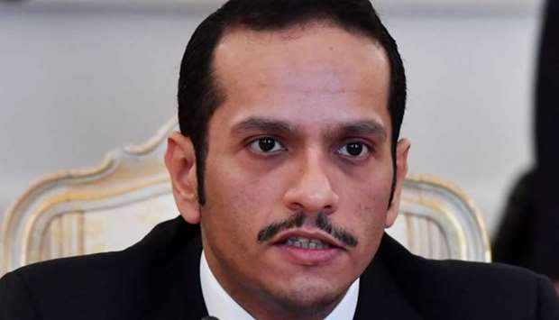 HE the Foreign Minister Sheikh Mohamed bin Abdulrahman al-Thani 