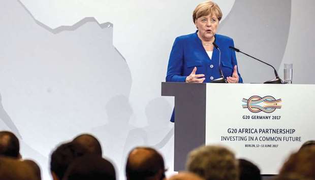Merkel: If there is hopelessness in Africa, then its young people will ... seek a new life elsewhere.