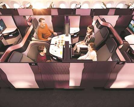First retro-fitted in a Qatar Airways Boeing 777 aircraft, Qsuite is a unique and patented seat design that will bring the first class experience to the airlineu2019s business class cabin, setting a new standard for premium class travel