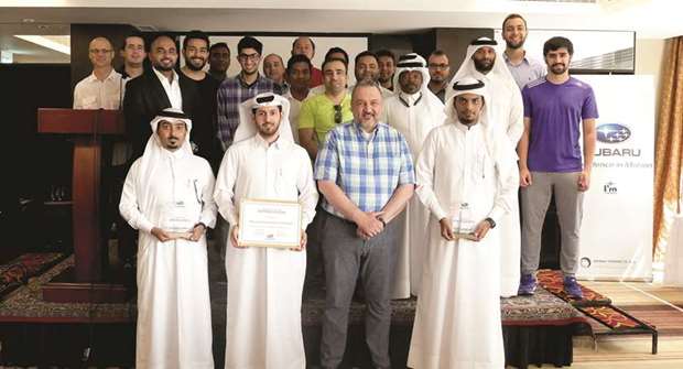 The Mannai team with club members and Subaru owners during the Subaru Customer Appreciation Day.
