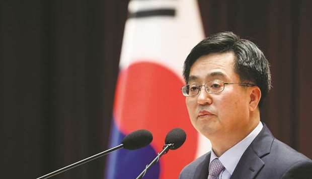 Kim: The Korean economy is in u2018relatively good shapeu2019 as exports grow and construction investment booms.