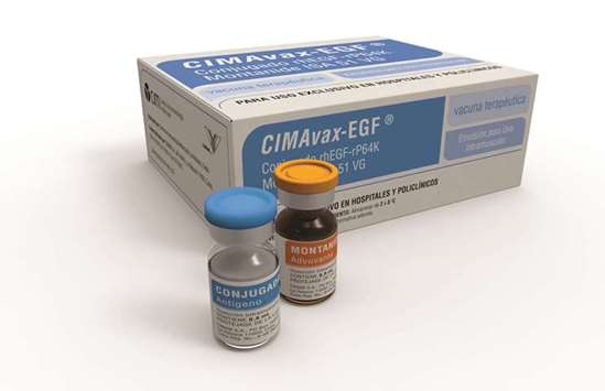 NEW HOPE: CIMAvax, a lung cancer vaccine developed in Cuba, is being administered to US patients during a clinical trial at Roswell Park Cancer Institute.