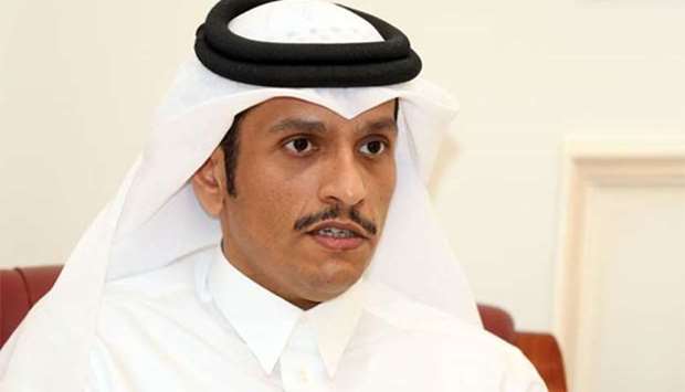 HE the Foreign Minister Sheikh Mohammed bin Abdulrahman al-Thani