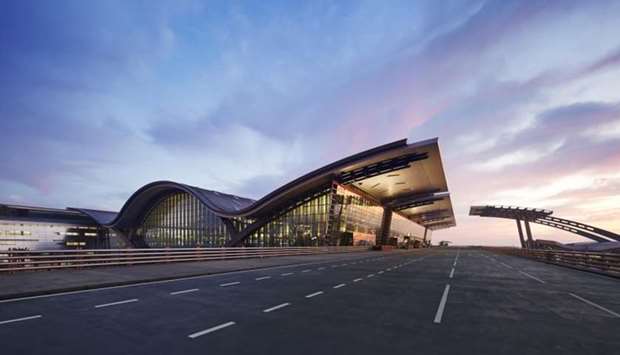 A view of the Hamad International Airport (HIA) in Doha.