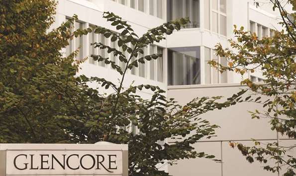 The logo of commodities trader Glencore is seen in front of the companyu2019s headquarters in Baar, Switzerland. Earlier this month, Glencore offered $2.55bn cash for Riou2019s coal mines in the Hunter Valley region of New South Wales, beating a previous offer from Yancoal, which is based in Australia and owned by Yanzhou Coal Mining Company.