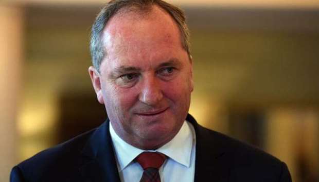 Australia's Deputy Prime Minister Barnaby Joyce