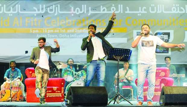 One of the entertainment programmes at the event. PICTURE: Ram Chand