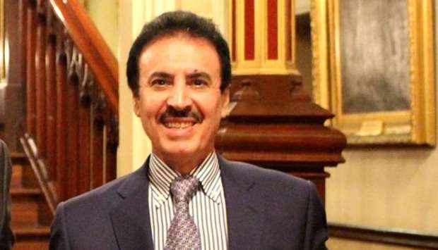 Qatar's ambassador to Australia Nasser bin Hamad al-Khalifa