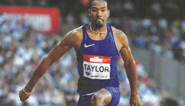 Double Olympic triple jump champion Christian Taylor.