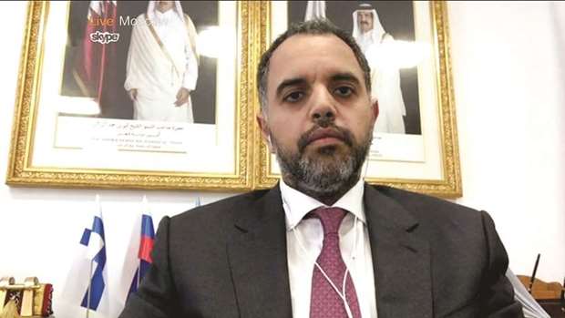 Qataru2019s ambassador to Russia Fahad bin Mohammed al-Attiyah.