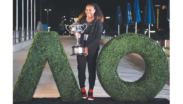 Serena Williams won her 23rd Grand Slam title when she won the Australian Open in January this year. (AFP)