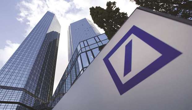 The headquarters of Deutsche Bank is seen in Frankfurt. Deutsche Bank, which wasnu2019t charged in the spoofing case and whose shares were little changed on Friday, has reached multiple settlements with US regulators in recent years on issues including rate-rigging and lax sanctions controls.