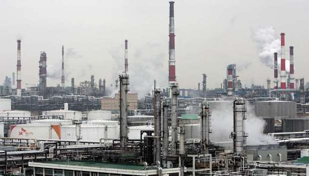 South Korea's top refiner SK Energy's main factory is seen in Ulsan