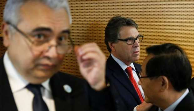 IEA Executive Director Birol, U.S. Energy Secretary Perry and Chinese Minister of Science and Technology Wan Gang