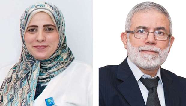 Manal Othman and Prof Abou-Samra