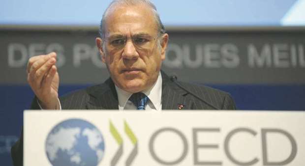 u201cWhat I would not like us to do is celebrate the fact that weu2019re moving from very bad to mediocre,u201d Gurria told Reuters in an interview,u201d OECD secretary-general Angel Gurria said.