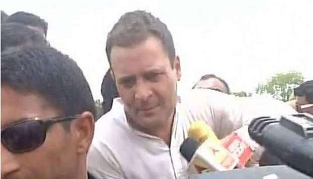 Rahul Gandhi almost reached the epicentre of farmer riots that have roiled the area in recent days, but was stopped and held by police.