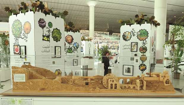 The exhibition displays multiple scale models depicting the most significant gardens of Al-Andalus. PICTURES: Nasar T K